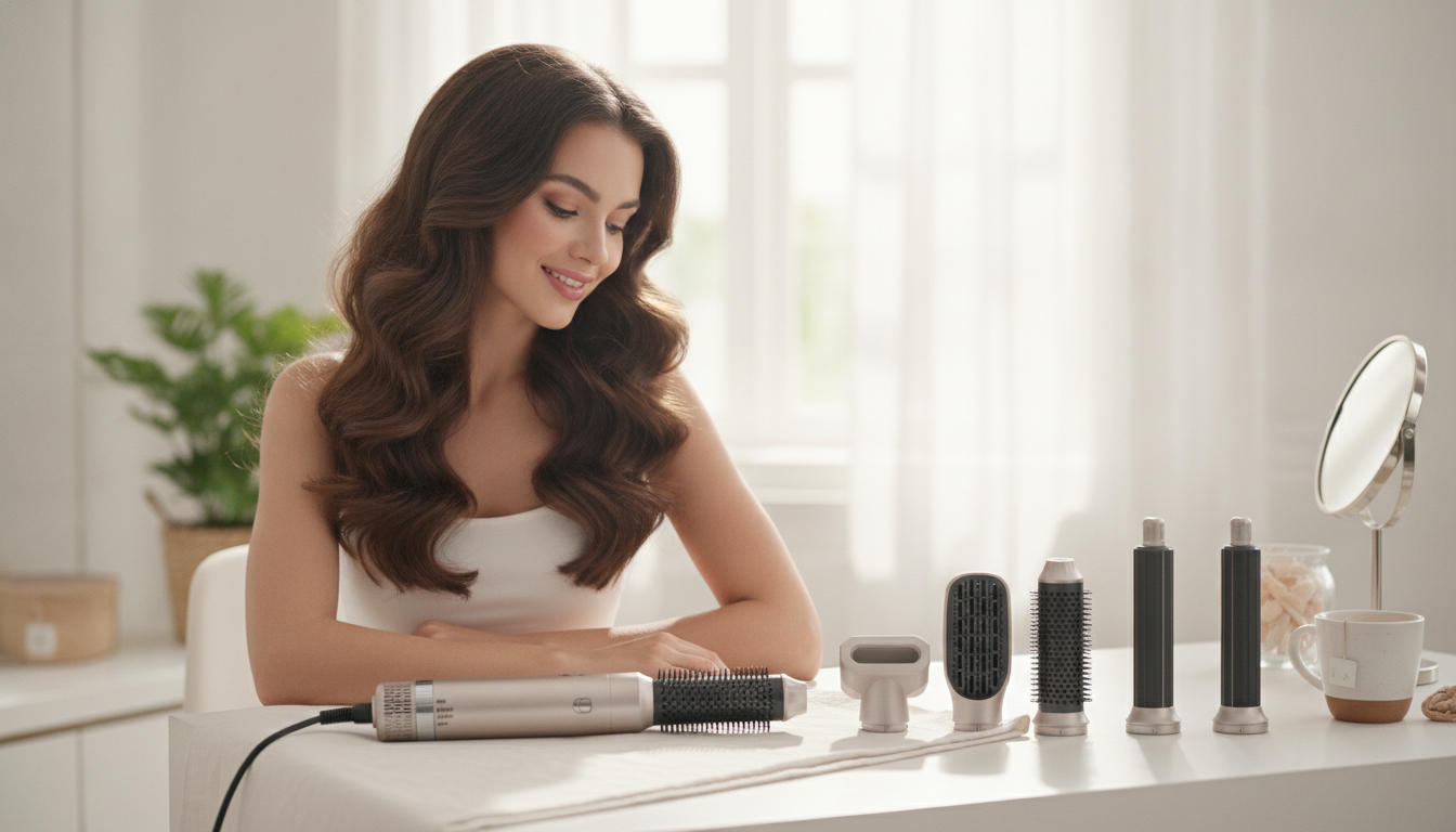 5-in-1 Hot Air Comb Hair Styler: Fast Smooth Blowout