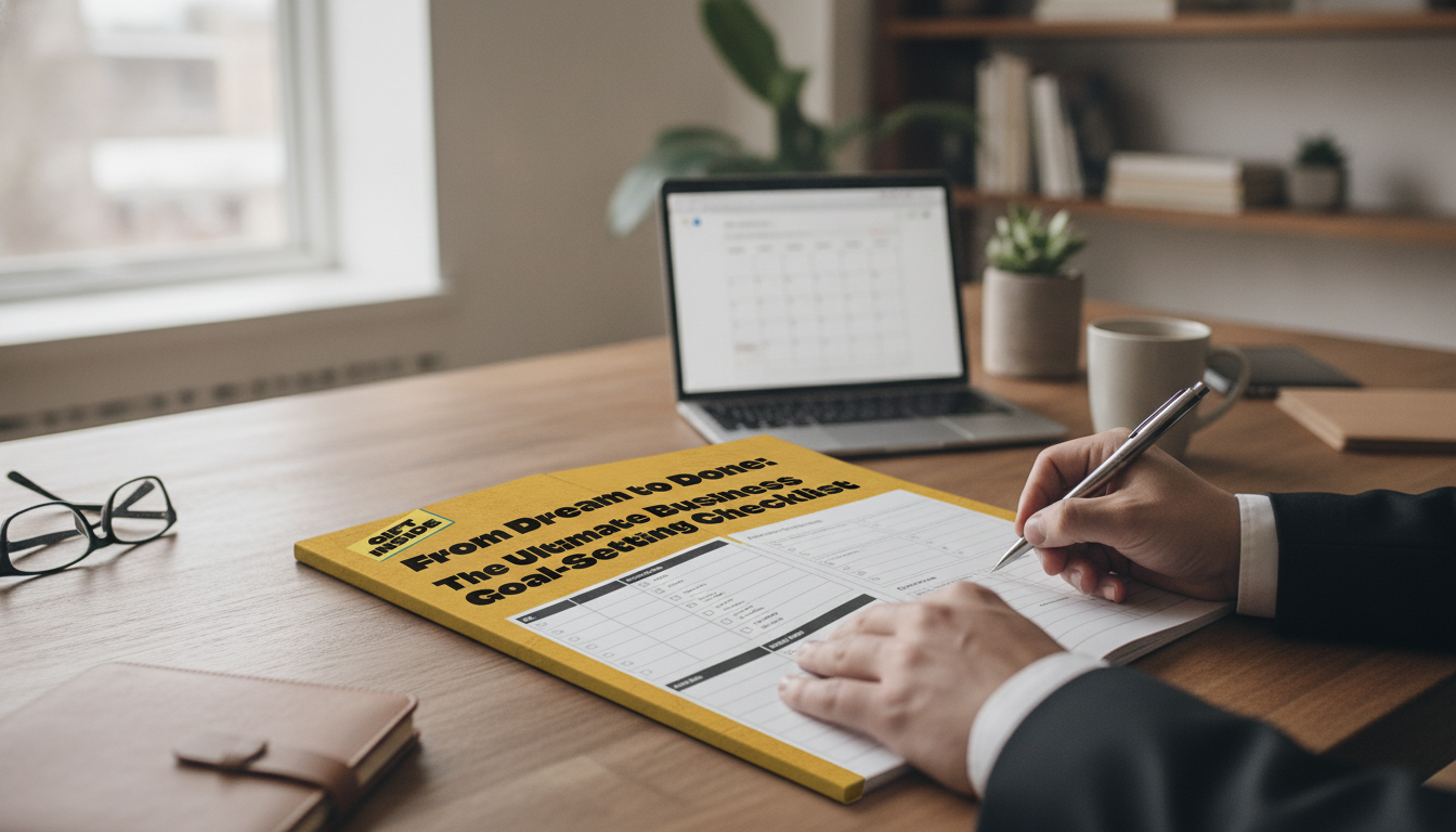 From Dream to Done: Printable Business Goal Checklist