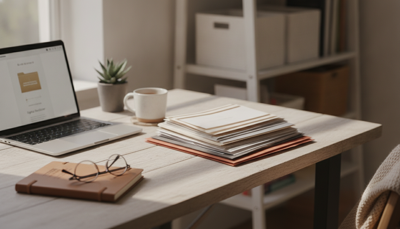 Paper Calm at Home: Simple Filing & Digital Declutter