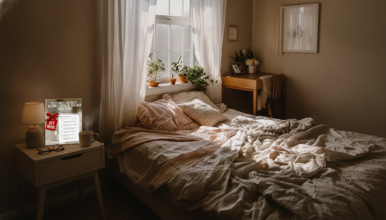 Sleep Reset Checklist: 50 Easy Habits for Better Sleep