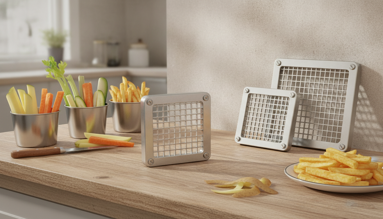 Swap Fry Cutter Blades: Stainless 1/4, 3/8, 1/2